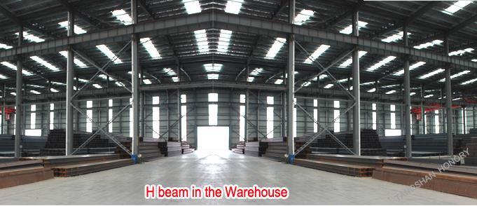 Hot Rolled Steel Structural H Shaped Steel Beams